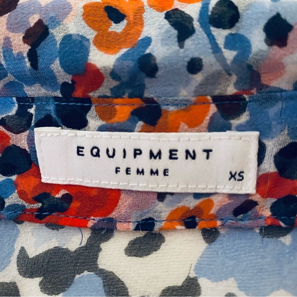 Equipment silk georgette sleeveless button down blouse - Picture 5 of 6